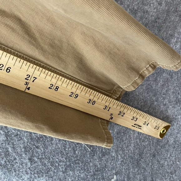 J Crew 484 Slim Corduroy Pants Mens‎ 36x31.25 Brown Retro Comfort -SIZE NOTE - Picture 11 of 11